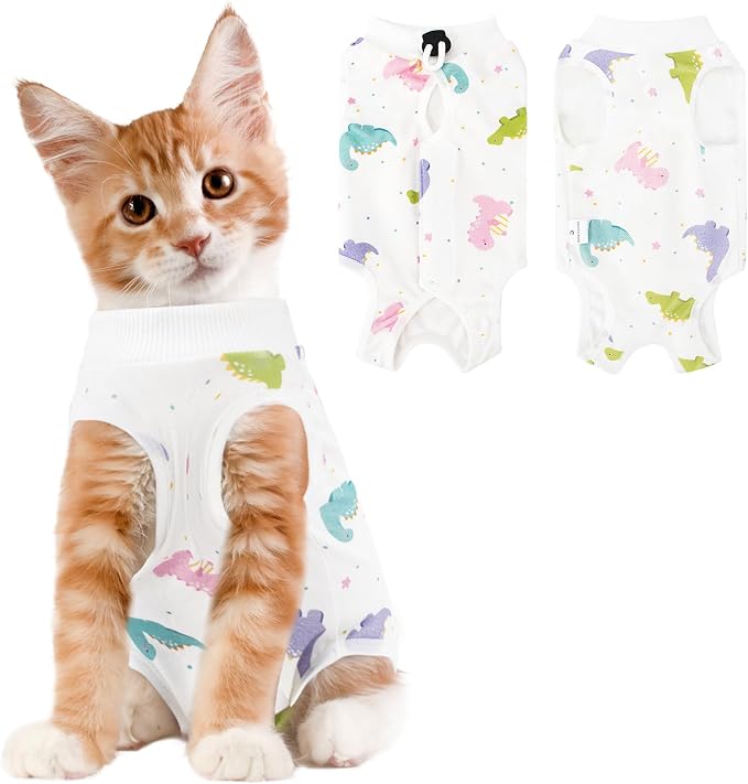 Coppthinktu Cat Recovery Suit Female, Breathable Cat Onesie After Surgery Female by Coppthinktu