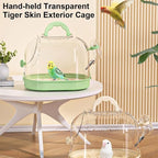 Versatile Birdcage for Travel Clear Bird Cage - Image 3