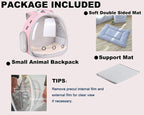 Portable Small Animal Backpack Travel Breathable Pet Carrier Bag Cages - Image 5