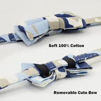 Cat Collar Breakaway with Bell and Bow Tie, Plaid Design Adjustable Safety - Image 5
