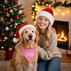 Mama's Princess Pink Dog Bandana, Cute Crown Pet Scarf Accessories - Image 5