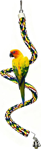 Bird Rope Perch & Birds Swing Set by Birdsfavoriteropeswing
