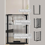 40.55" Tall 1.37" Ultra Narrow Spacing Dogs Pets Baby Gate - Image 7