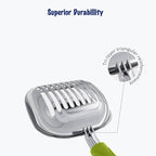 WePet Cat Litter Scoop, Aluminum Alloy Sifter, Kitty Metal Scooper, Deep Shovel - Image 3