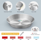 2-Pack Stainless Steel Cat Food Bowls, Shallow Whisker-Friendly Non-Slip - Image 3
