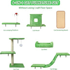 Cat Wall Shelves, 6 in 1 Cat Wall Furniture Set - Image 5
