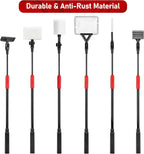 6 in 1 Aquarium Cleaning Tool Kit Fish Tank Algae Scraper, Sponge Pad, Fish Net - Image 3