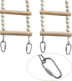 Bird Ladder Bridge, Wooden Pet Hamster Climbing & Swing Toys, Cage Accessories - Image 4