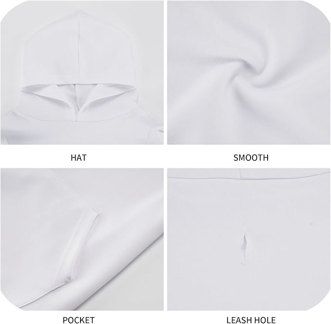 Custom Dog Hoodie Add Your Design Soft & Warm Personalized Photo Text Logo Name - Image 6