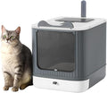 Foldable Cat Litter Box, Fully Enclosed Litter Box by LCZLBRRD