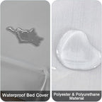 DUJUIKE Waterproof Bed Cover for Dog and Cats, Pet Hair Resistant Bed Sheet - Image 2