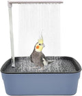 Parrot Bathtub, Automatic Circulating Water Bird Shower Pet Bird Bath by Unknown