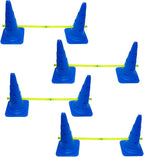 Trademark Innovations Dog Agility Jump Course Training Cone Hurdles Set - Image 4