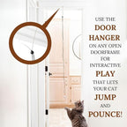 Cat Toys Set Cat Fishing Pole Retractable Wand Suction Cup & Hanging Teaser Wand - Image 5