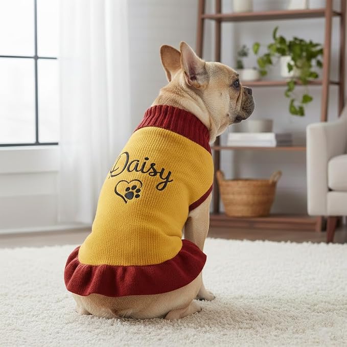 Personalized Embroidered Pet Sweater - Image 3
