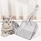Cat Litter Scoop, Durable Metal Pet Kitty Kitten Sifter Heavy Duty - Image 4