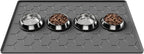 Pieviev 34''x22'' Dog Cat Food Bowl Mat, Silicone Waterproof Food Grade Pet by Pieviev