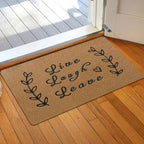 Assaoy Live Laugh Leave Funny Doormats, Coco Coir Outdoor Door Mat - Image 2