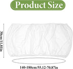 Bird Cage Seed Catcher White Bird Cage Net Cover Adjustable Birds Cages Netting - Image 2