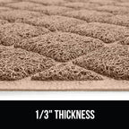 GORILLA GRIP Cat Litter Box Mat, Water Resistant, US Designed Kitty Litter - Image 9