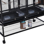 IDEALHOUSE 41" Divided Breeding Flight Bird Cage - Image 6