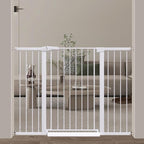 Fairy Baby 38" Extra Tall Baby Gate, 48.9"-54.3" Extra Wide Large Pet Gate by FairyBaby