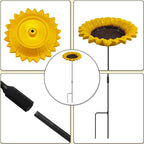 MIXXIDEA Sunflower Bird Feeder Baths - Image 7