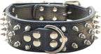 Serijoars Spiked Studded Dog Collar, PU Leather Dog Collar, Adjustable Pet by Serijoars