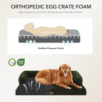 Orthopedic Dog Beds for Extra Large Dogs, Waterproof Egg Crate Foam XL Dog Bed - Image 2
