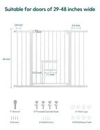 Babelio 36 Inch Extra Tall Baby Gate - Image 5