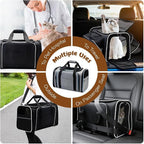 Double Expandable Cat Carrier, Airline Approved Soft-Sided Pet Travel Carrier - Image 6