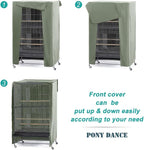 PONY DANCE Pets Product Universial Birdcage Cover Blackout & Breathable - Image 4