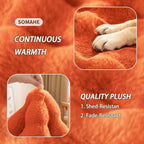 Self-Warming Dog Bed, Plush Faux Fur Mat - Image 6