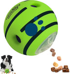 Interactive Puzzle Dog Treat Ball, Treat Dispensing Enrichment Dog Toys Ball by SHAKEANDLAUGH