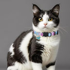 Cat Collar Breakaway, 2 Pack Cotton Cats Collars - Image 3