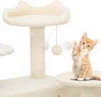 Athena Collection Cat Tree, 77 Inch Cat Tower - Image 5