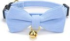 2 Pack Soft Corduroy Cat Collars - Image 4