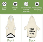 Dog Clothes, Custom Dog Hooded Sweatshirt, Personalized Pet Costume Robe Shirt - Image 4