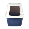 Large sifting Hooded Enclosed cat Litter Box, semi-Closed pet Litter Container by Unknown