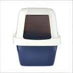 Large sifting Hooded Enclosed cat Litter Box, semi-Closed pet Litter Container by Unknown