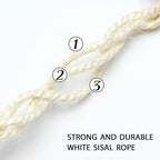 Natural Sisal Rope 1/4 Inch 32-Feet - Image 3