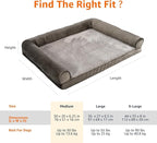 Amazon Basics Dog Bed with Cooling Gel Memory Foam, Pressure-Relief Support - Image 7