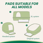 IMMCUTE Multi-Cat Litter Pads 16.9" X 11.4", 30 Ct, Odor Control, Thickened - Image 9