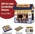 SMILE PAWS Cat Beds for Indoor Cats, Cardboard Cat House - Image 2
