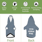 Personalized Chihuahua Dog Hoodie, Custom Pet Warm Sweatshirt Costume - Image 4