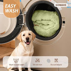Self-Warming Dog Bed, Plush Faux Fur Mat - Image 7