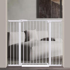 Fairy Baby 38" Extra Tall Pet Gate, 29.5"-48.8" Extra Wide Long Baby Gate by FairyBaby