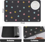 Cat Food Mat Absorbent Dog Mat for Food and Water Non Slip Quick Dry Dog Bowl - Image 5