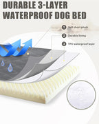 Orthopedic Dog Beds Large Sized Dog Waterproof Lining - Image 4