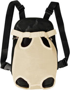 FEimaX Dog Carrier Backpack Pet Legs Out Front Cat Travel Bag, Adjustable Puppy - Image 2